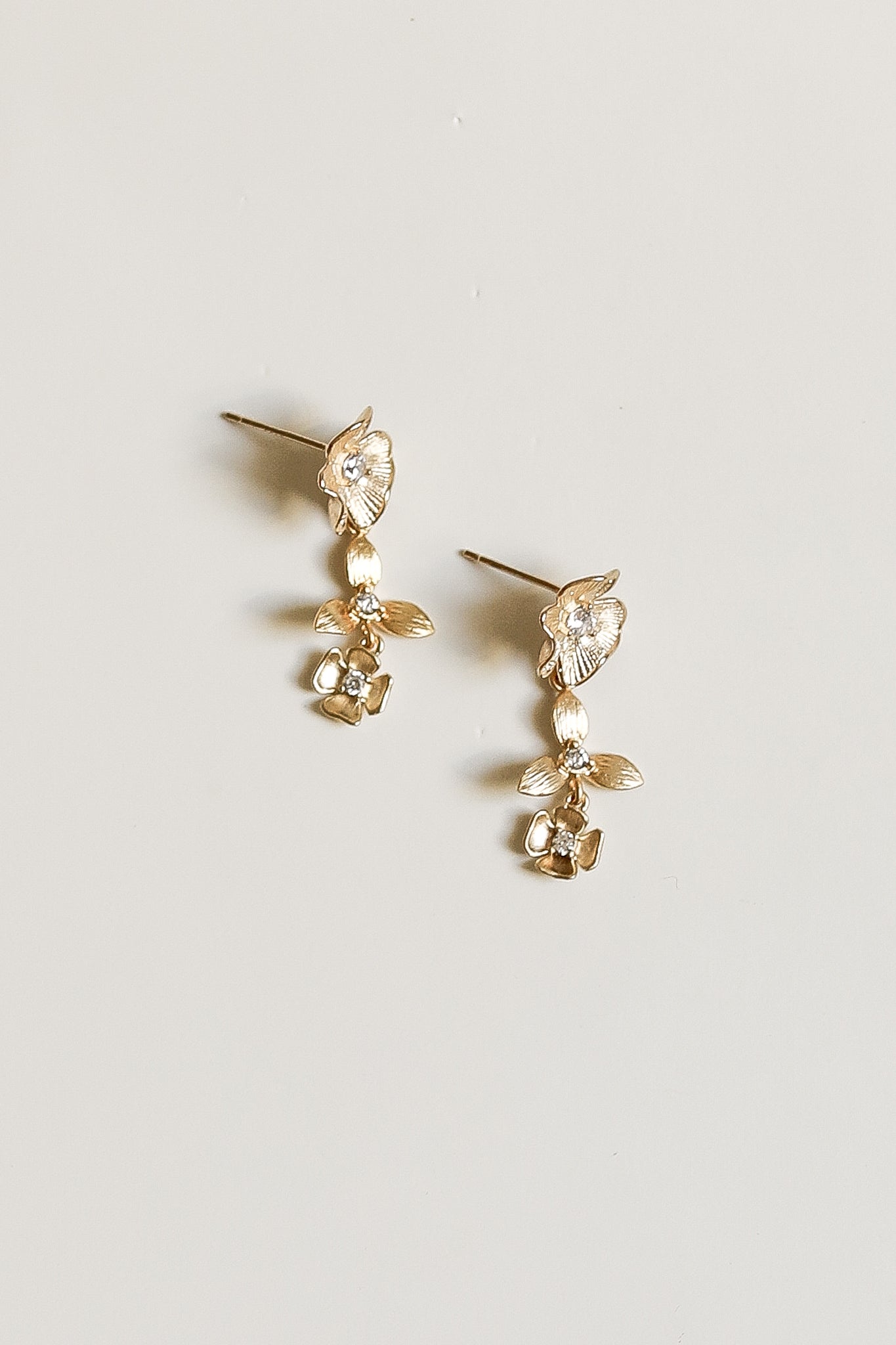 Floral Mini Drop Earrings
