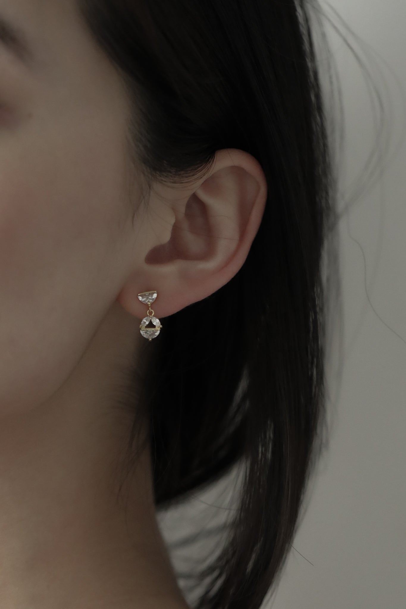 Mini Glass Drop Earrings