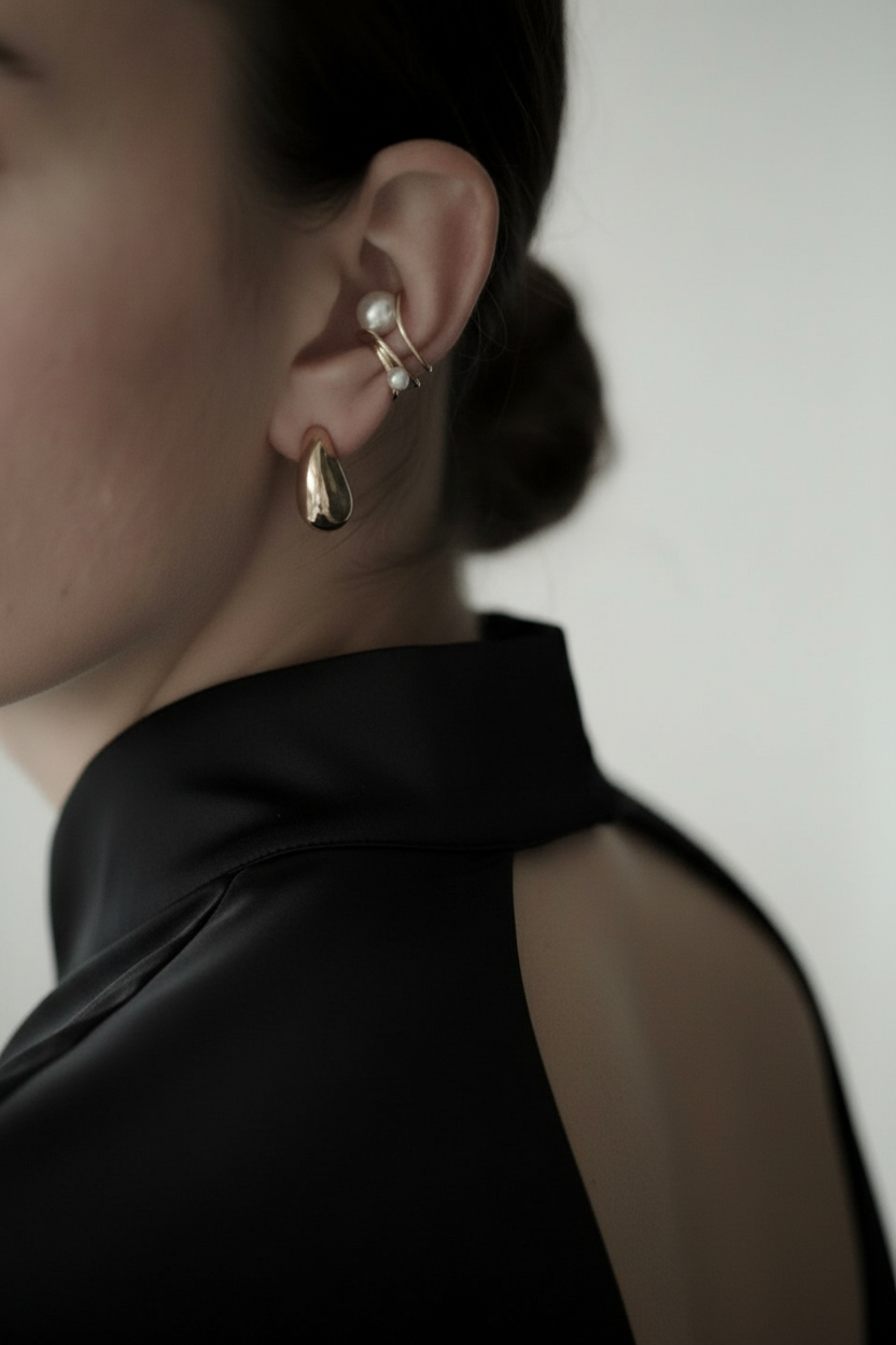 Pearl Ear Cuff Set