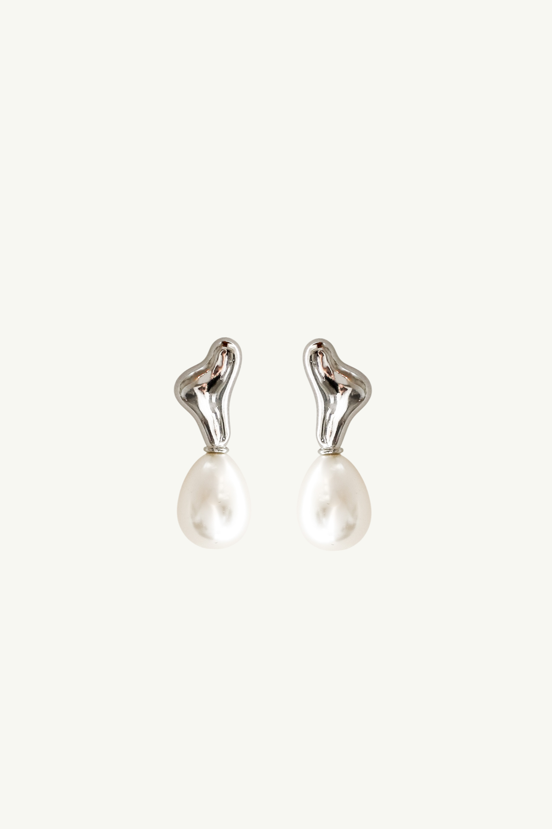 Mini Irregular Pearl Drop Earrings